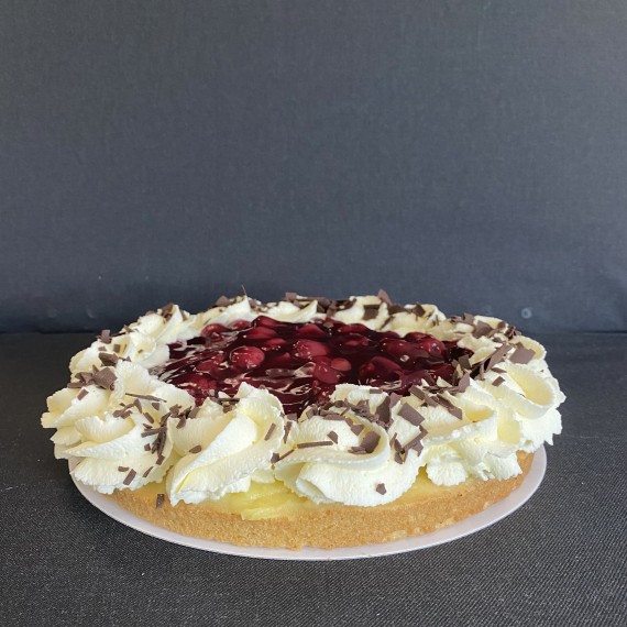 Fruitvlaai kers