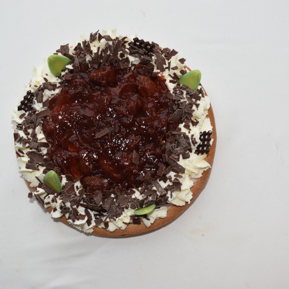 Fruitvlaai aardbei
